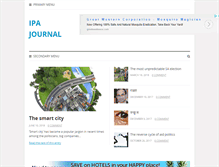 Tablet Screenshot of ipajournal.com